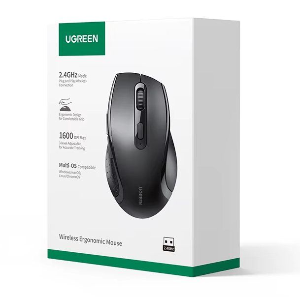 Mouse: Ugreen kabellose Maus, 2,4G, silent click – Nuovo e nell'imballaggio originale da Romanshorn venduto da pfimex