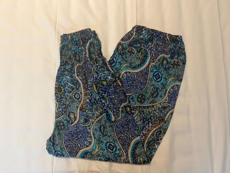 Damen mehrfarbige Hose Grösse S mit Gummiband