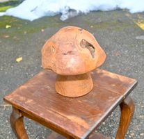 VINTAGE Holz Skulptur PILZ hand made - wertiges holz