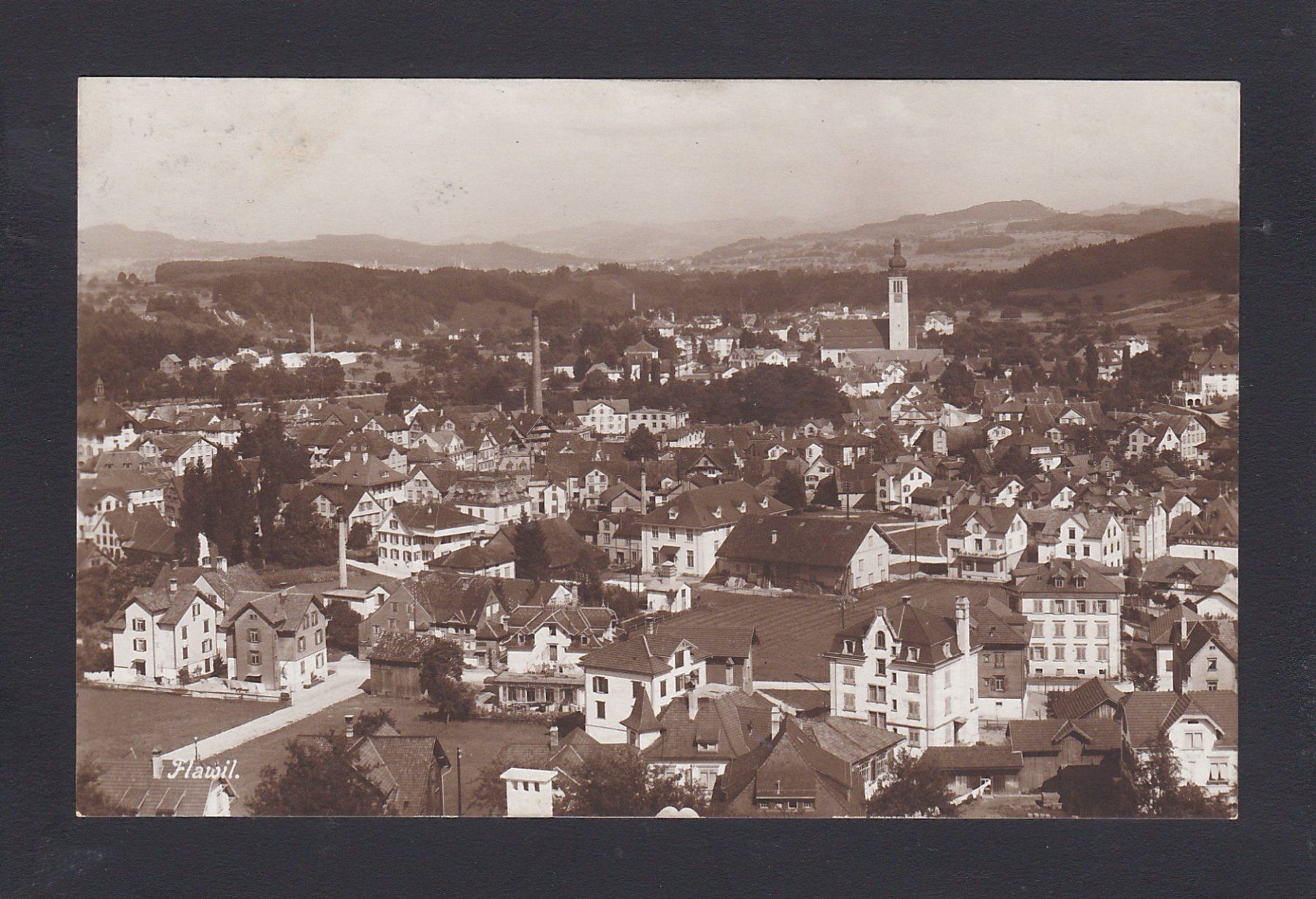 Ansichtskarten: FLAWIL, 1913 – Gebraucht aus Reiden von cinfis