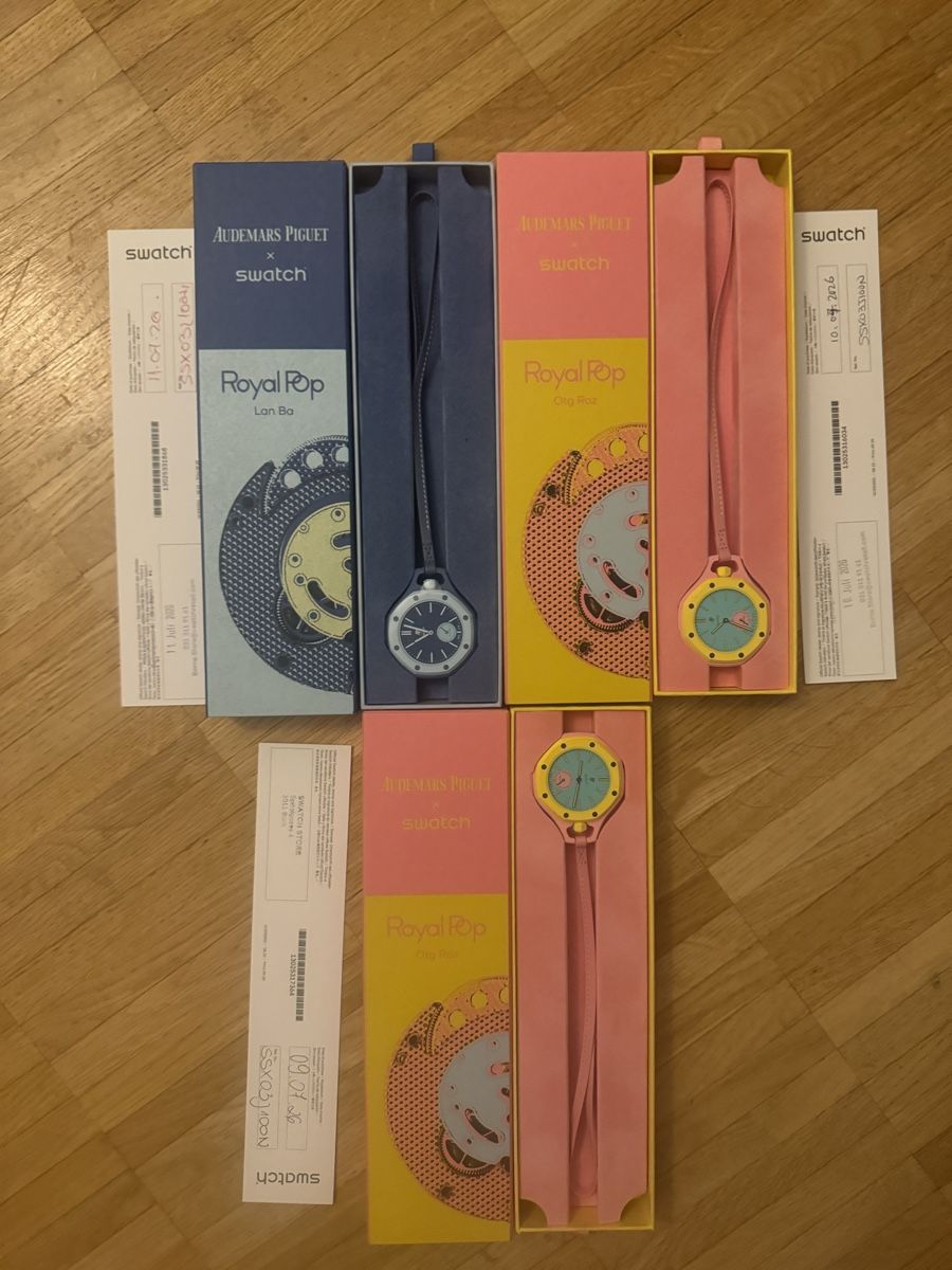Audemars Piguet Uhren: Audemars Piguet & Swatch LAN BA + 2x OTG ROZ PACK – Neu und originalverpackt aus Bern von alekswhite 1