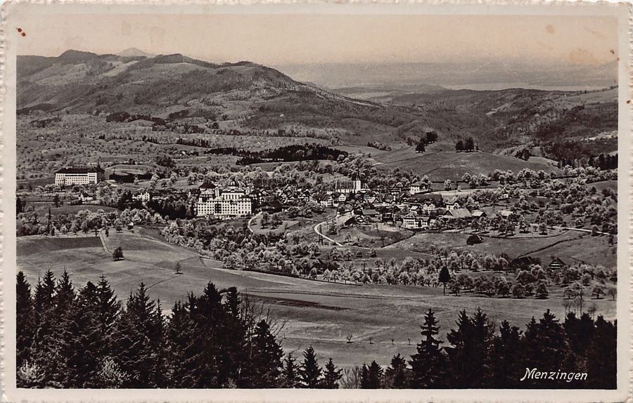 Cartoline postali: Menzingen, Feldpost FÜS. KP. I/68 – Usato da Frauenfeld venduto da POML