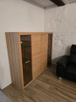 Vitrine mit Glas und Schubladen gebrauchter Zustand