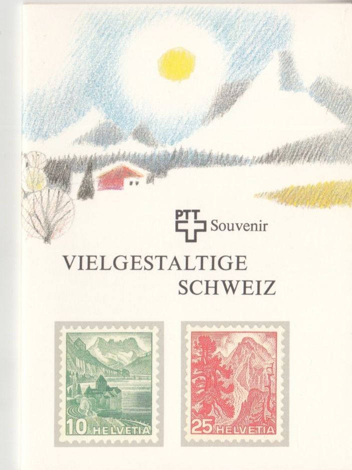 Tutti i francobolli: PTT Souvenir-Heftchen 4a postfrisch – Usato da Bürglen TG venduto da StampGraf