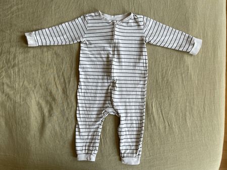 Strampler gestreift, H&M, Grösse 80