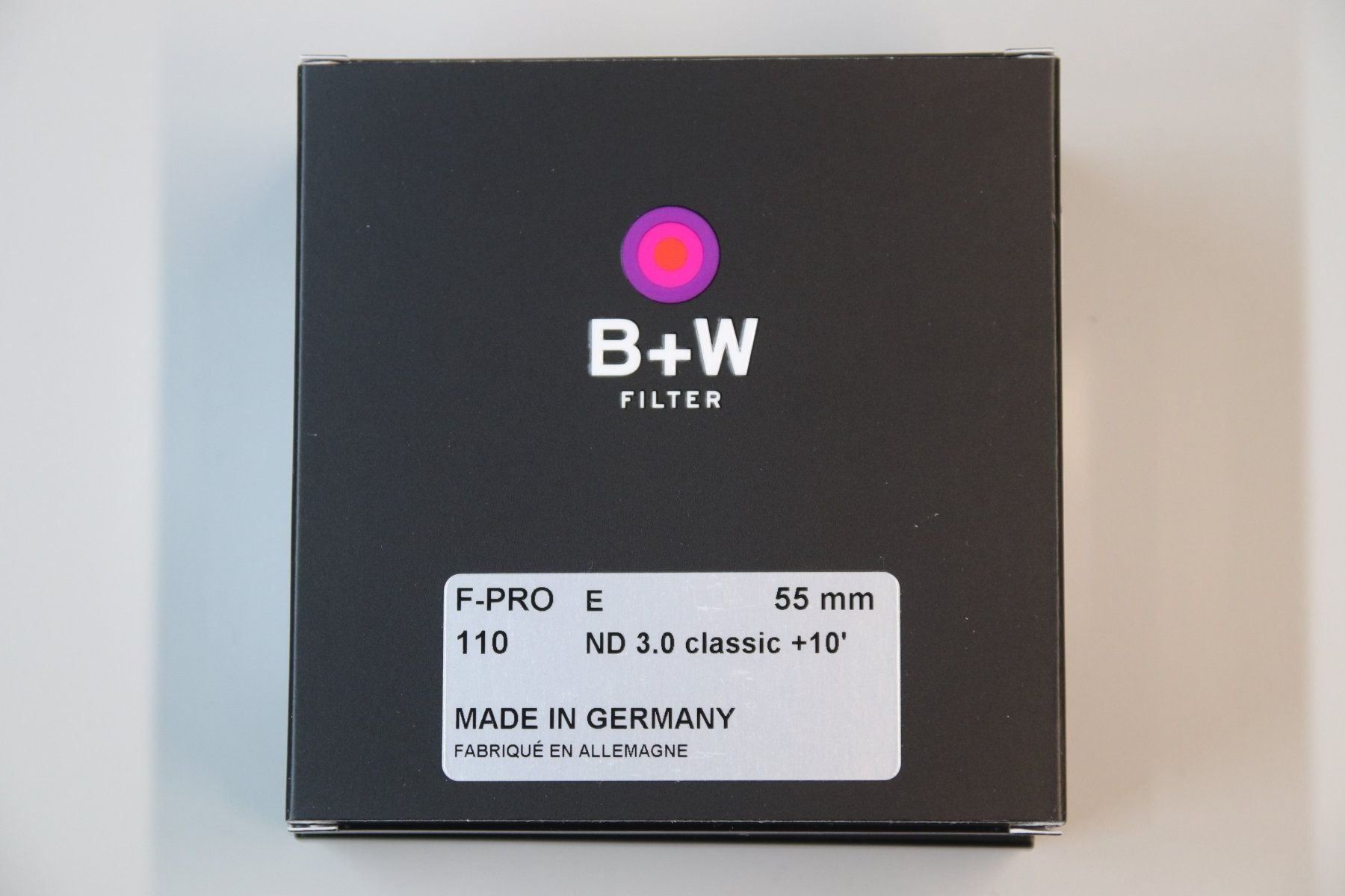 Filter: B+W Graufilter 55mm ND 3.0 – Neu und originalverpackt aus Zofingen von OWYSSAG