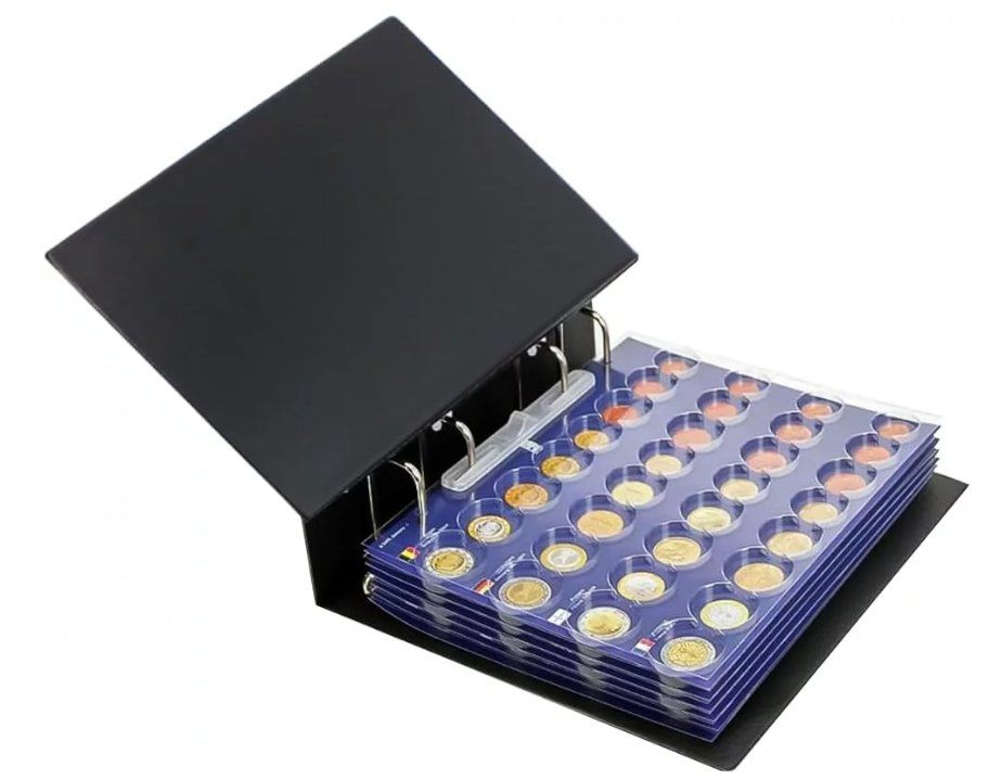 Dzmuero Münzen Sammelalbum - 360 Münzen Kapazität Mit PVC-Taschen