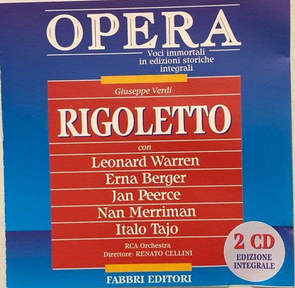 CDs: Verdi - Rigoletto (Warren/Berger, Cellini) – Gebraucht aus Grüningen von azulamarillo