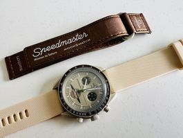 OMEGA x SWATCH Mission to Saturn "Ivory", NO box & papers