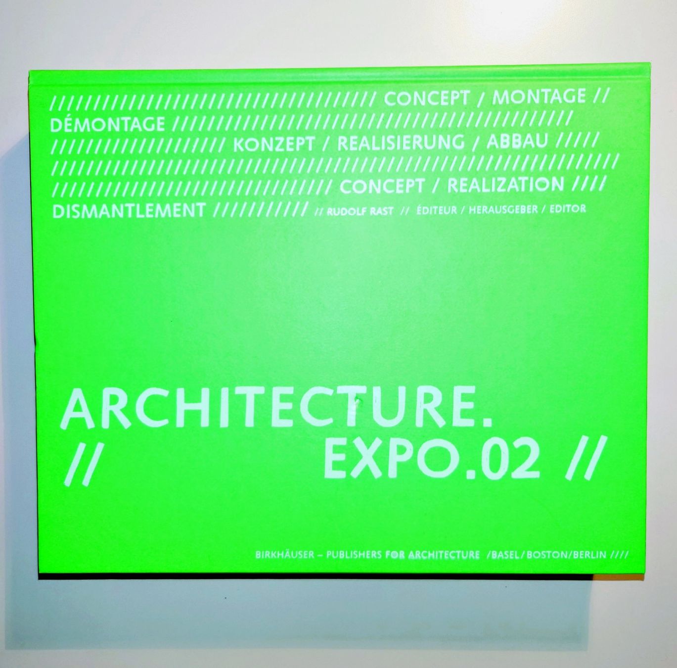 Libri: Architecture.Expo.02. Erstausgabe 2003 Birkhäuser. 3 Sprach. – Usato da Zürich venduto da Rst7