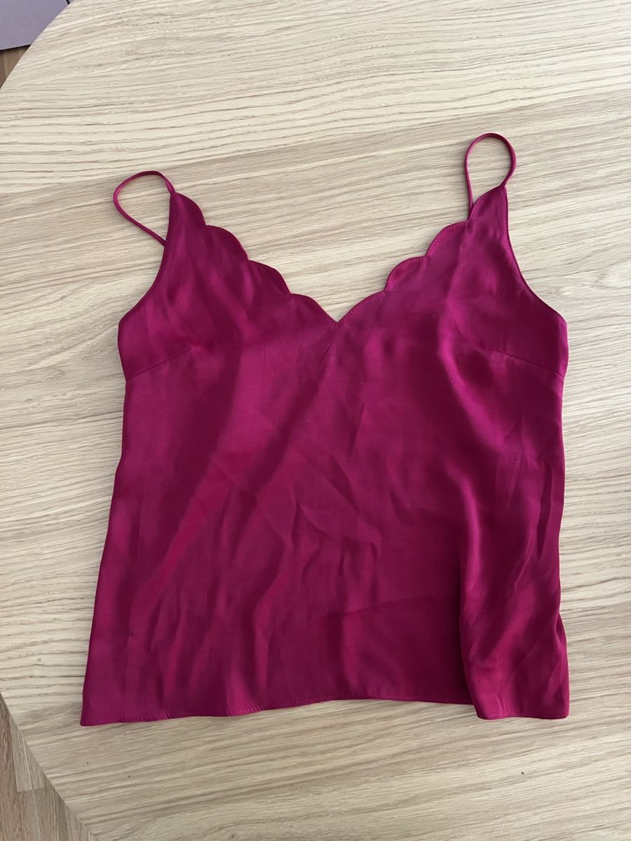 Topshop Top: Topshop Oberteil, Grösse 34/36 bordeaux  – Usato da Luzern venduto da maisonnoir