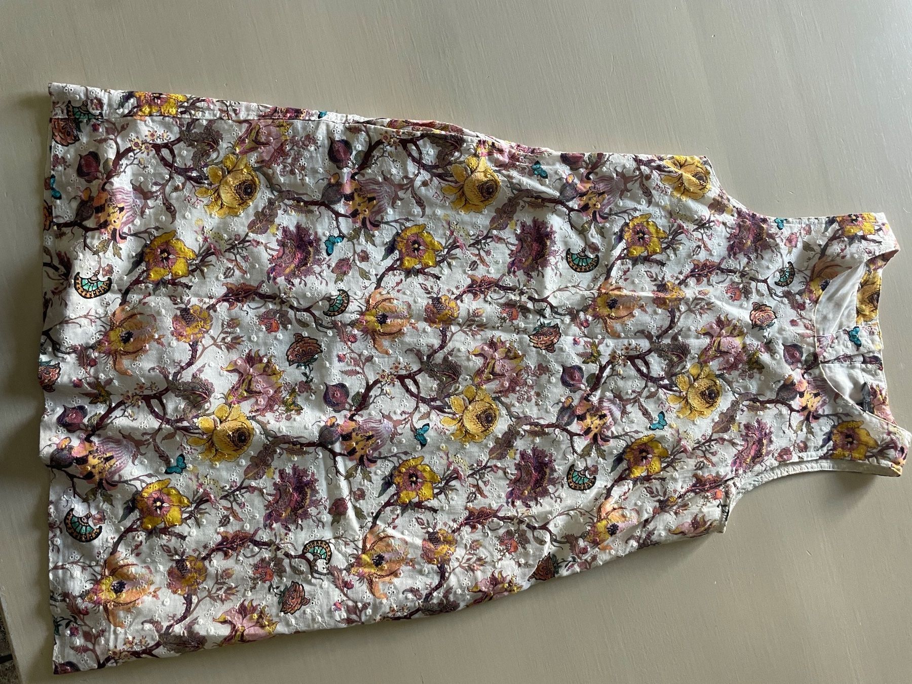 Princess goes hollywood Vestiti: Robe courte, imprimé floral blanc, taille 36 – Usato da Trelex venduto da fle_dqj6