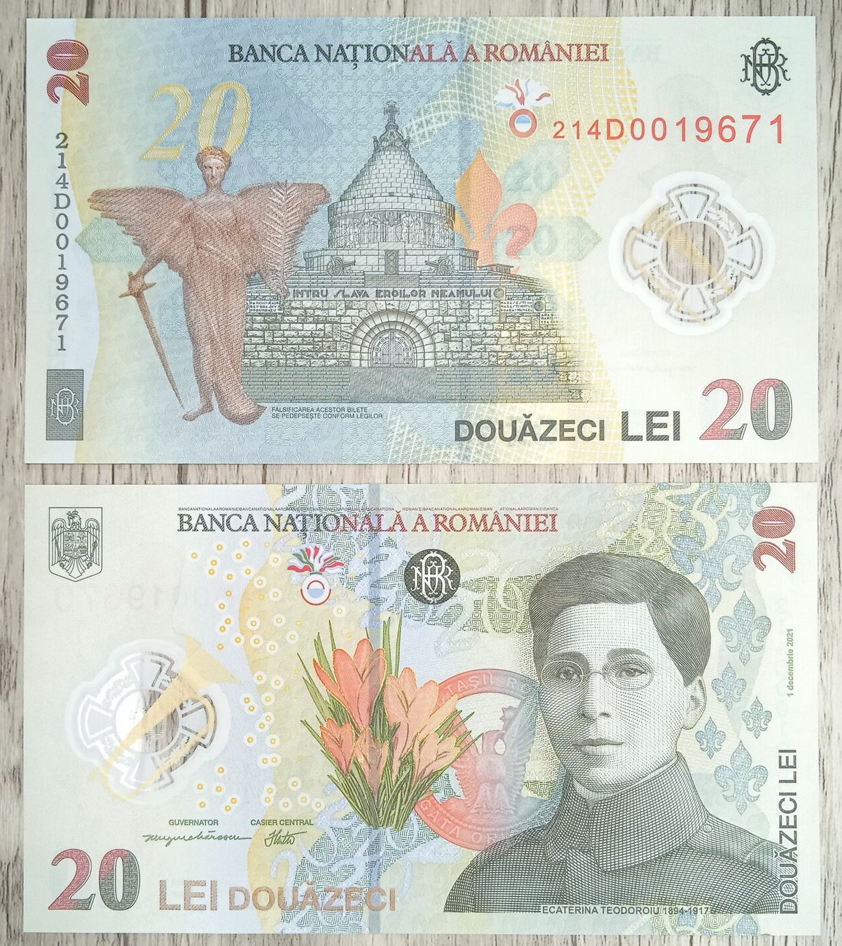 Banconote: Roumanie 20 Lei Polymer UNC _2 – Nuovo (secondo la descrizione) da Cousset venduto da Patricio77
