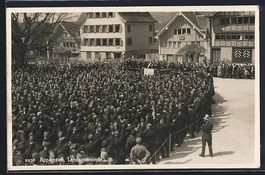 Appenzell, Landsgemeinde mit Blick auf H