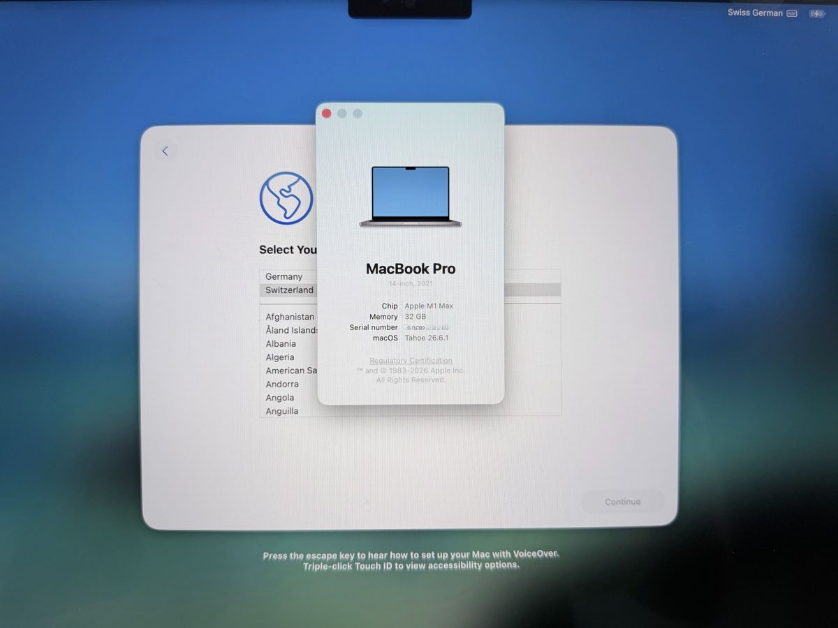 Apple Portables: MacBook Pro M1 Max 32GB 1TB – D'occasion à Altendorf par ma_am 1
