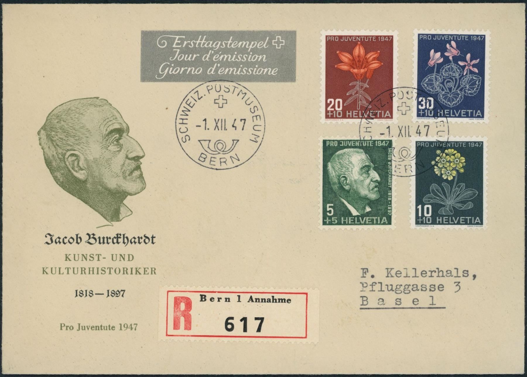 Tutti i francobolli: 1947 - Pro Juventute - FDC ET – Usato da Schindellegi venduto da leecollect
