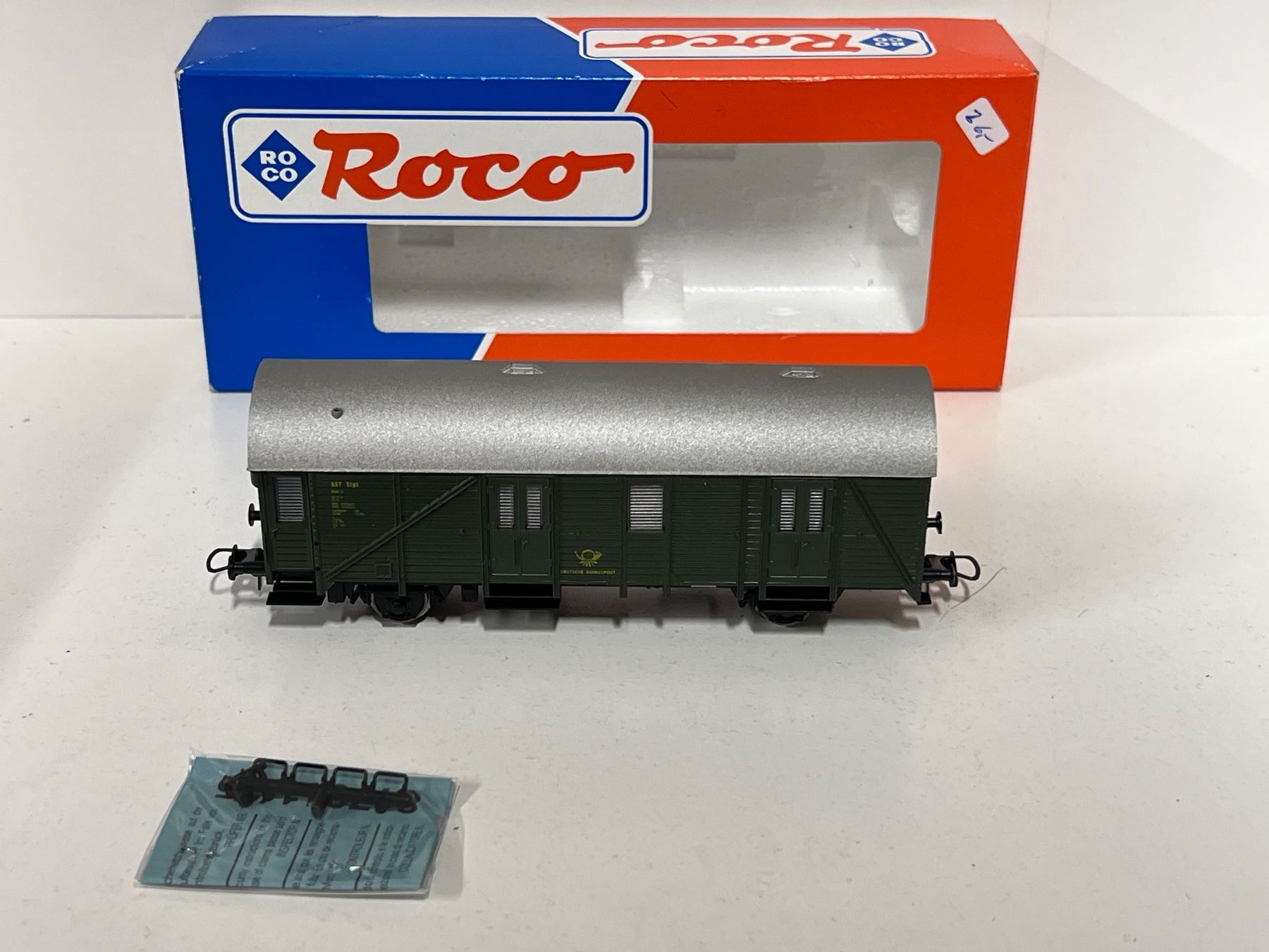 Roco Modellini di ferrovie: Roco DB Postwagen H0 DC – Usato da Geroldswil venduto da TopTrain54