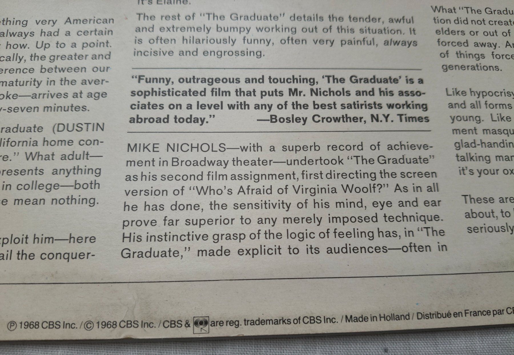 Dischi in vinile: LP "THE GRADUATE" – Usato da Binningen venduto da mar_2jlr 4