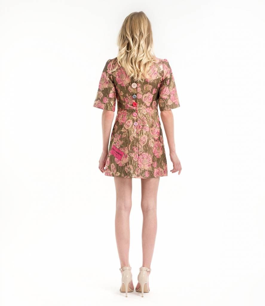 Dolce & Gabbana Kleider: DOLCE & GABBANA MINIKLEID MIT FLORALEM MUSTER – Gebraucht aus Altendorf von Ro 1