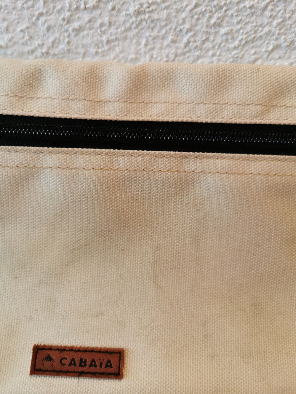 Zaini: Cabaia Rucksack Creme mit Reise-Muster, Gebraucht – Usato da Ibach venduto da wave99 7