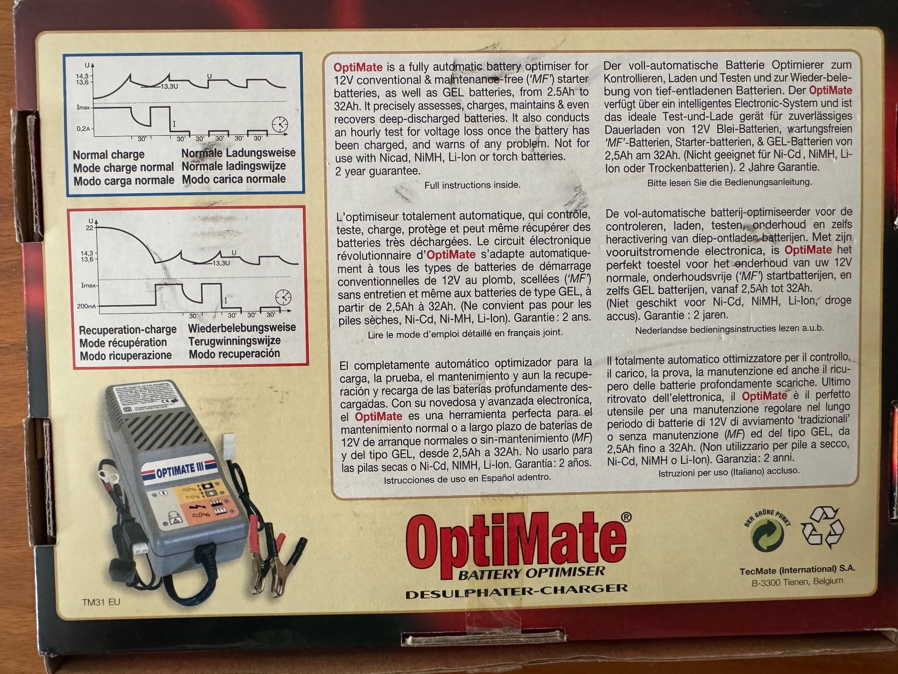 Caricatori & Batterie: OptiMate III Batterielade- und Testgerät, 12V – Usato da Zollikon venduto da Martin0111 2