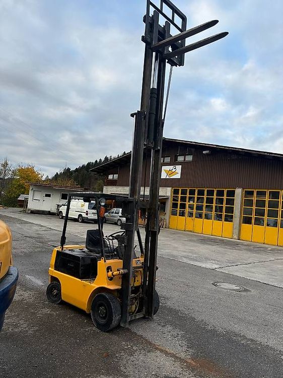 stapler mitsubishi benziner triplex 4,3m h,k 1500 kg (Gebraucht) in ...