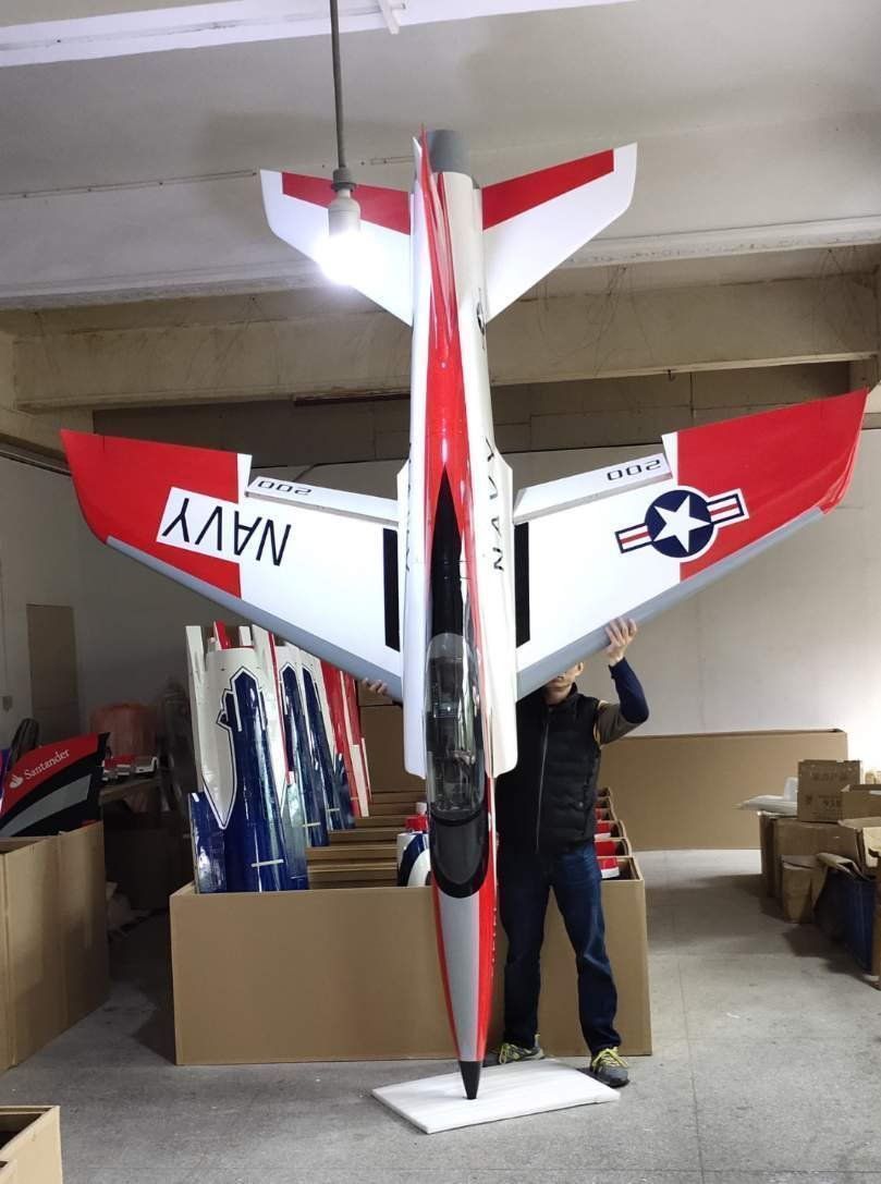 Modellismo RC: Full-Composite Sport Jet Voyager, Version 2 ARF, U.S. Navy – Nuovo e nell'imballaggio originale da Balsthal venduto da Jetline