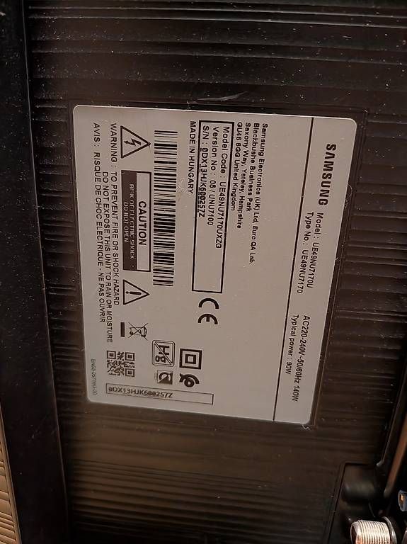 Fernseher: Samsung 49 Zoll TV – Gebraucht aus Bauma von vanessas98
