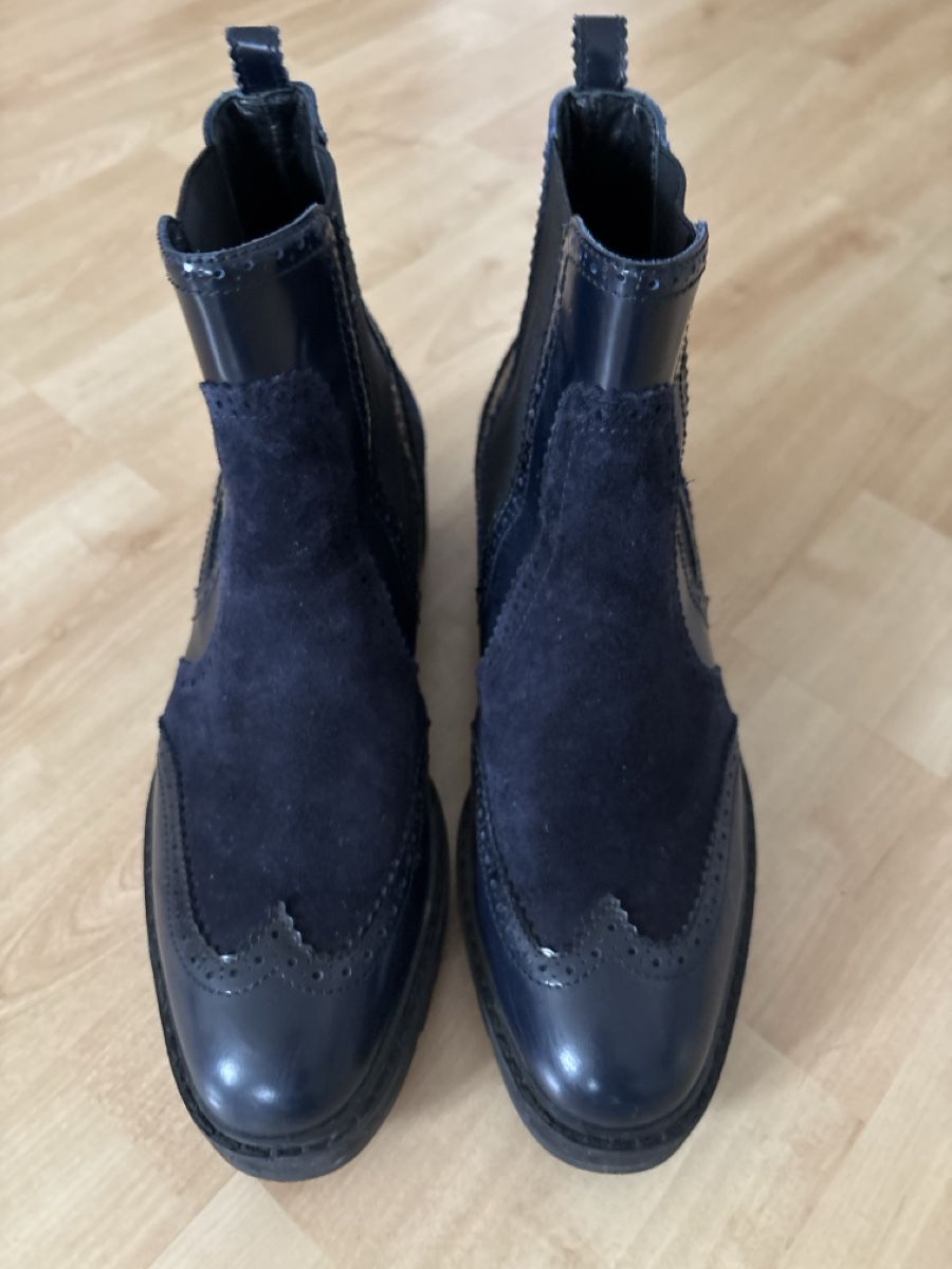 Kennel + Schmenger Damenschuhe: Dunkelblaue  Boots Kennel Schmenger – Gebraucht aus langenthal von rundholz7