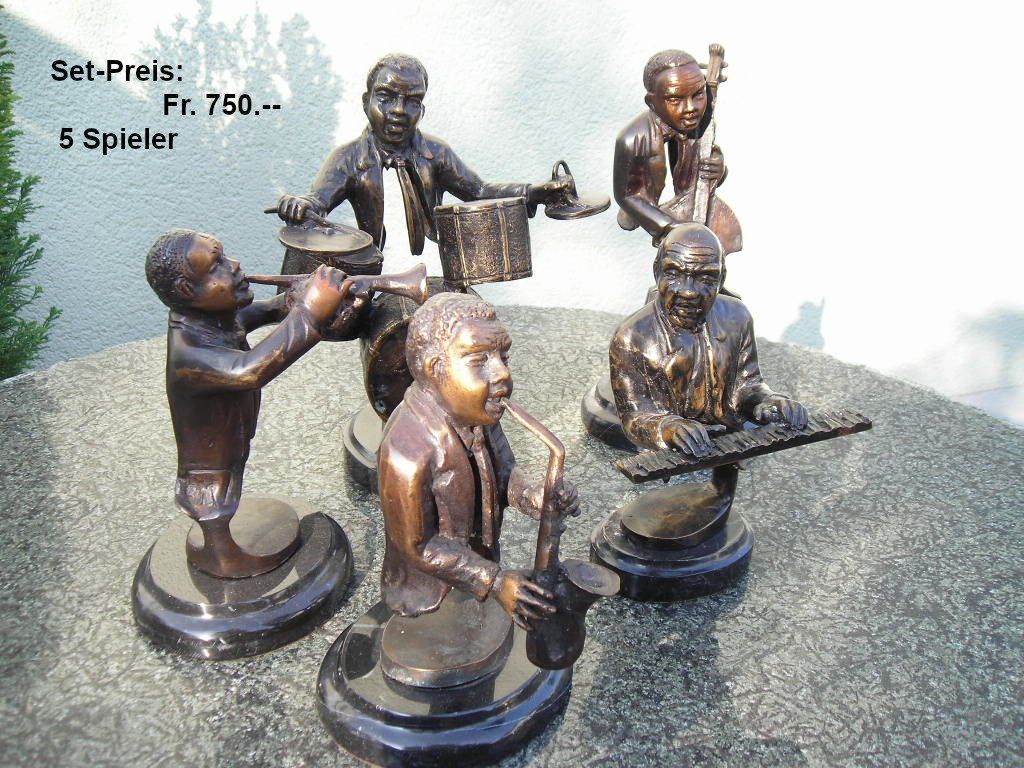 Statuette: Jazz - Musiker Bronze – Nuovo (secondo la descrizione) da Wangen a.Aare venduto da Schneckenparadies