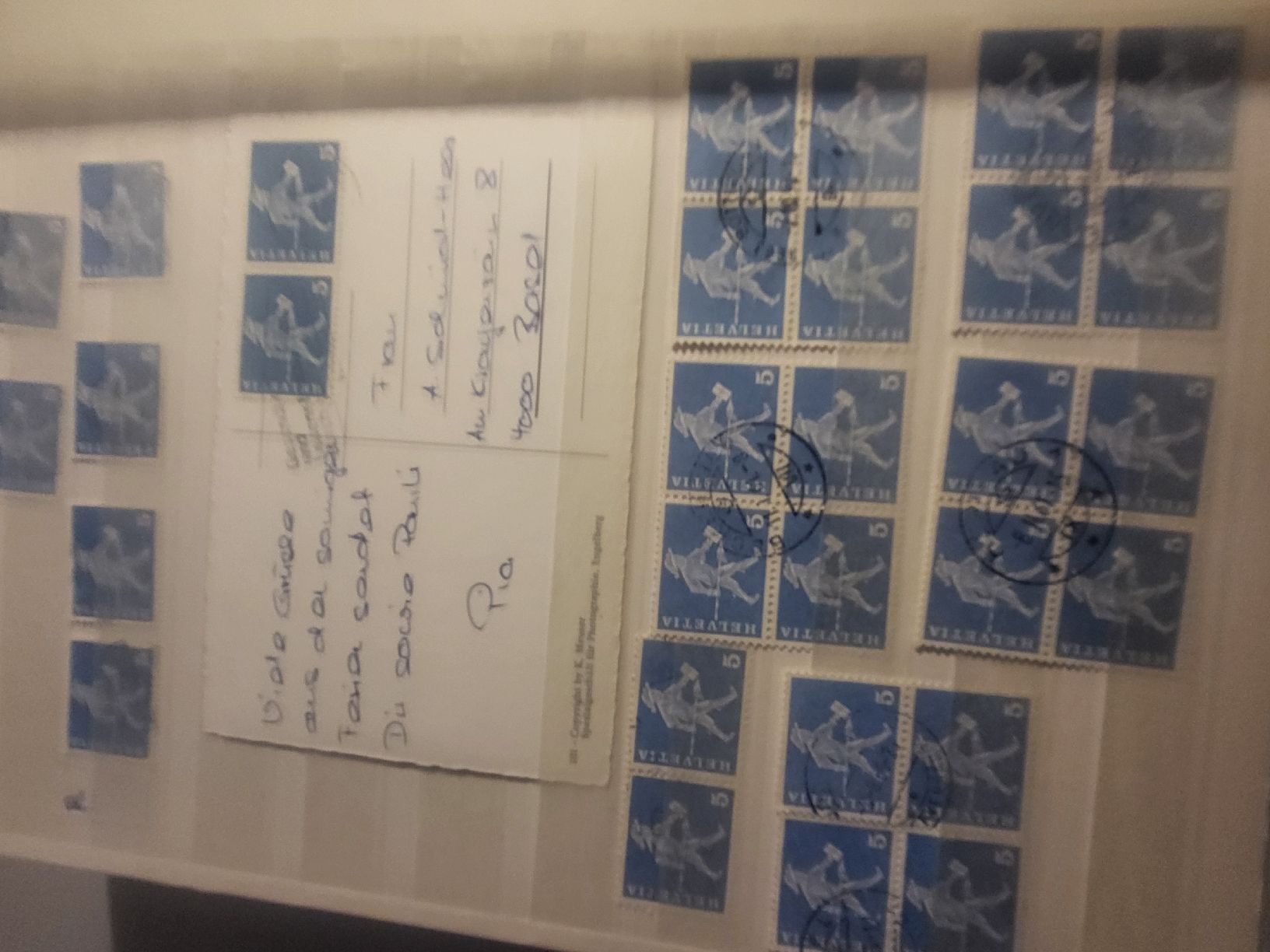 Tutti i francobolli: Briefmarken-Sammlung Schweiz, – Usato da zollbrück venduto da tulteim