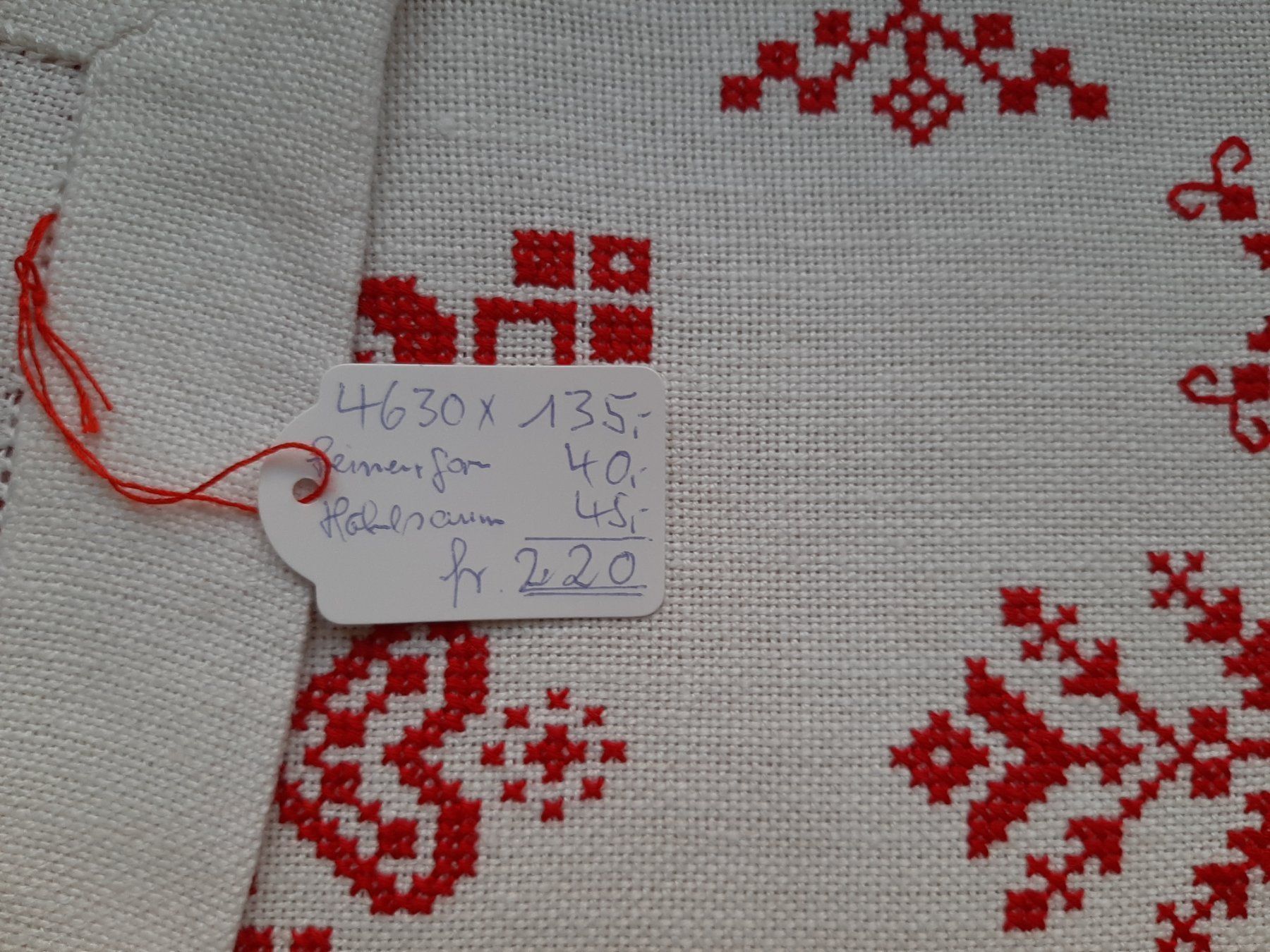 Tutte le decorazioni: Bündner Stickerei – Nuovo e nell'imballaggio originale da Rickenbach BL venduto da Oktober68 4