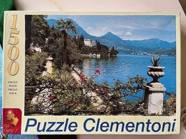 Puzzle, Clémentoni, 1500 pièces lac de Côme
