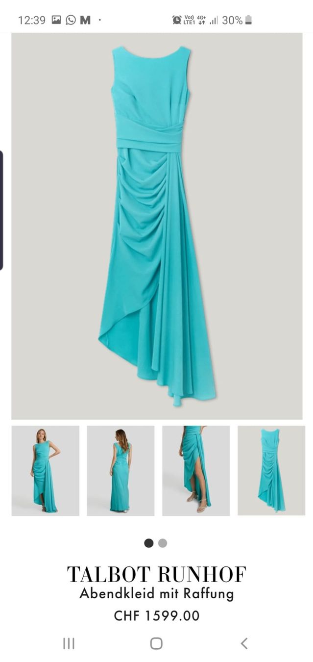 Talbot Runhof Vestiti: Abendkleid Talbot Runhof Gr.40 – Usato da Altendorf venduto da MiriCaj 2
