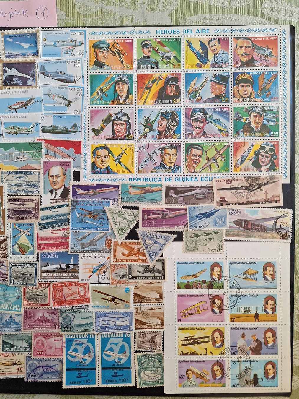 Tutti i francobolli: Diverse grosse Flugobjekte und Flugzeuge Sammlung – Usato da Genolier venduto da Antoine30 6