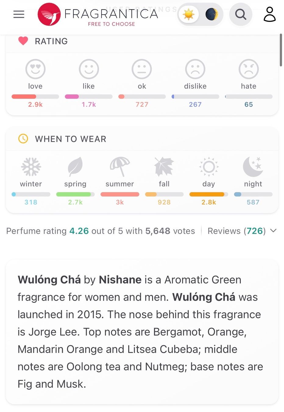 Nishane Parfum & Eau de Toilette: NISHANE WULÓNG CHÁ Duftprobe 2ML – Gebraucht aus Zürich von deruja 6