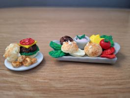 Burger Platte Handgemacht, auch für Maileg