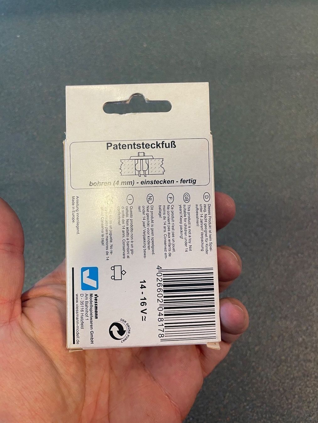 Viessmann Modellini di ferrovie: Viessmann Z 4817 Licht Sperrsignal – Nuovo e nell'imballaggio originale da Chiasso venduto da Carrara-Modellismo 1