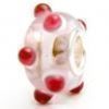 Glas Bead (No 34) d'sichtig/rosa - Neu