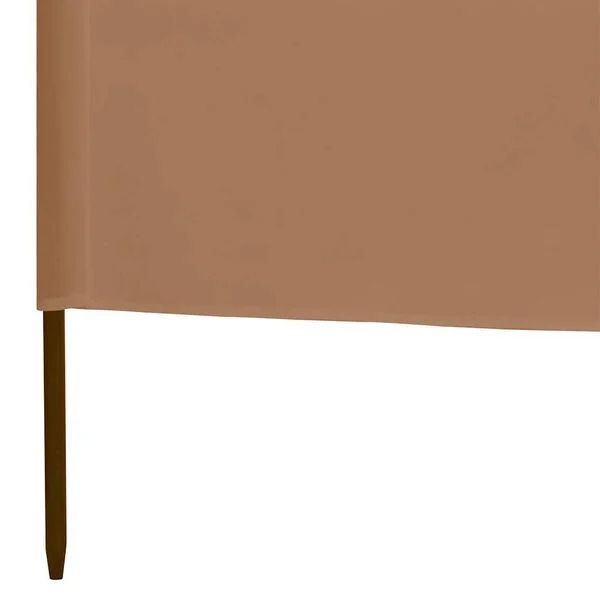 Paraventi: 3-teiliges Windschutzgewebe 400 x 80 cm Taupe – Nuovo e nell'imballaggio originale da Bühler venduto da DealHaus_Ostschweiz 4
