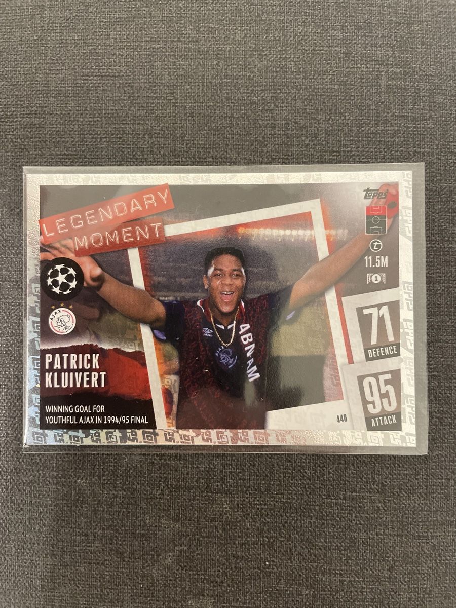 Topps Sammelbilder & Trading cards: Topps Match Attax Patrick Kluivert AFC Ajax Amsterdam – Neu (gemäss Beschreibung) aus Burgdorf von Sports_Cards_3400