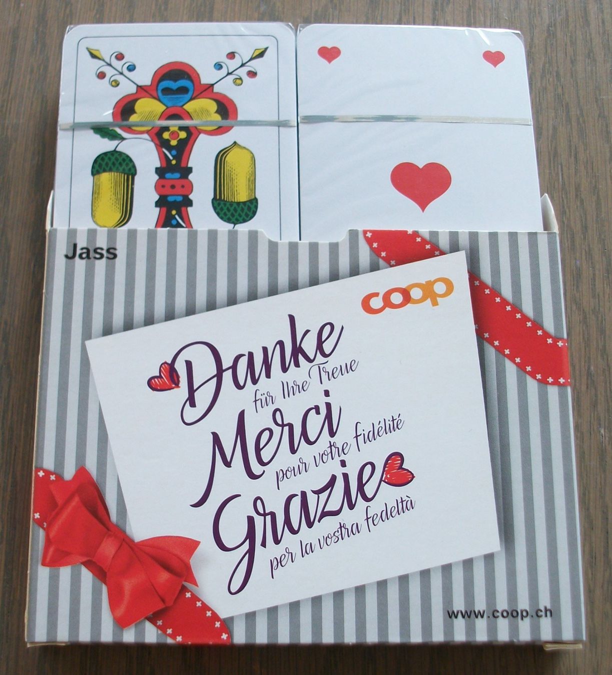 Giochi: Jasskarten-Set, 2 Farben-typen; fabrikneu – Nuovo e nell'imballaggio originale da St. Moritz venduto da Manu7500