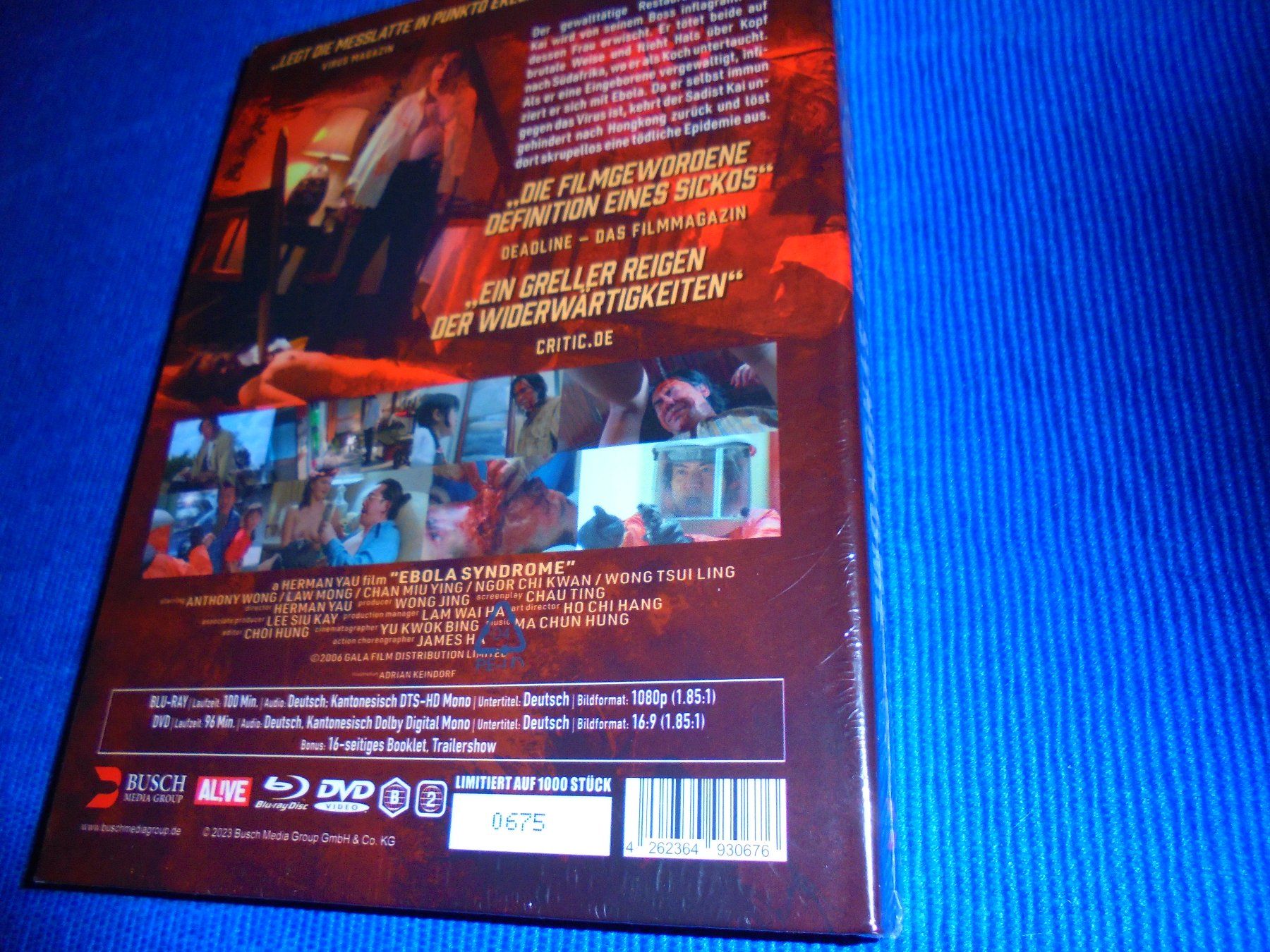 Alle DVDs: Mediabook  EBOLA Syndrome   Lim. 0675 / 1000 – Neu (gemäss Beschreibung) aus Wattenwil von Firebird1 3
