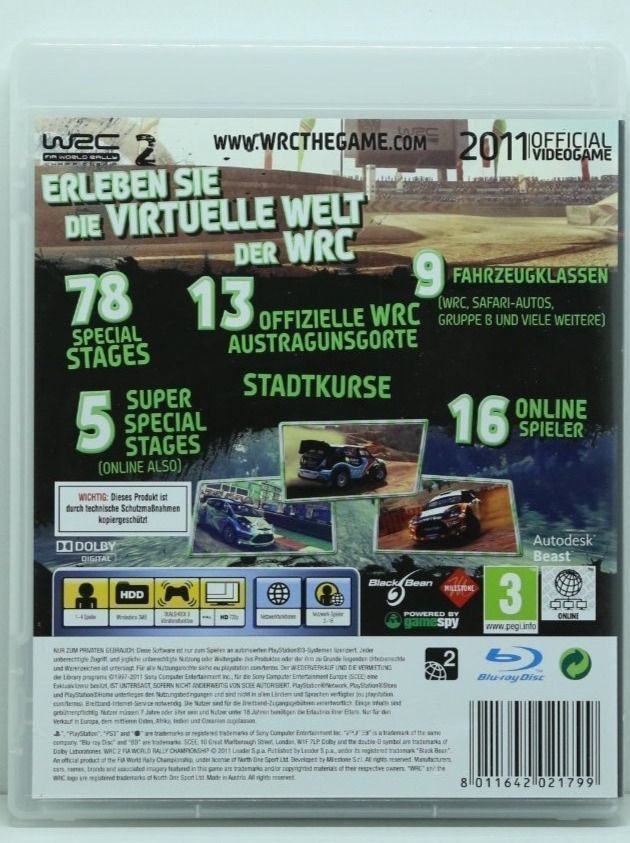 Sony Jeux: PS3 - WRC 2 – D'occasion à Schaffhausen par philscardstore 1