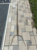 Heugabel mit Holzstiel ca. 135 cm gebrauchter Zustand