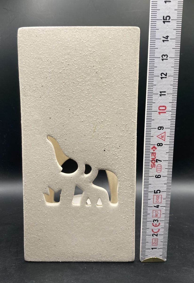 Portacandele: Kerzenhalter Elefant Keramik, Deko – Usato da Vinelz venduto da Viewfinder84 3
