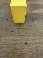 Swarovski Armband gruener Stein silberfarben mit Box