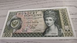 100 Schilling Oesterreichische Nationalbank 1969