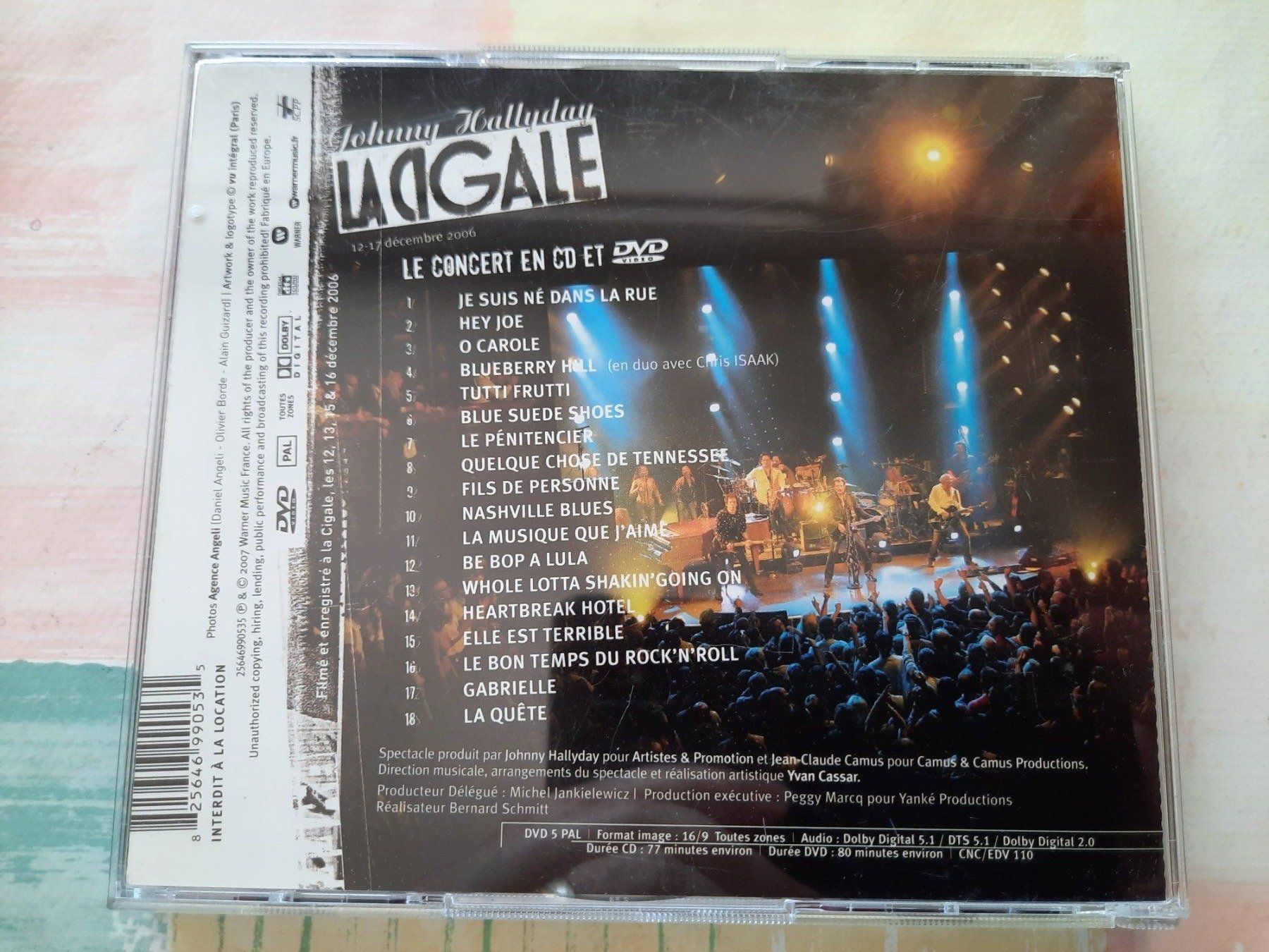 CD: Cd Johnny Hallyday - La Cigale 2006 Live – Usato da Pully venduto da bro_n52j 1