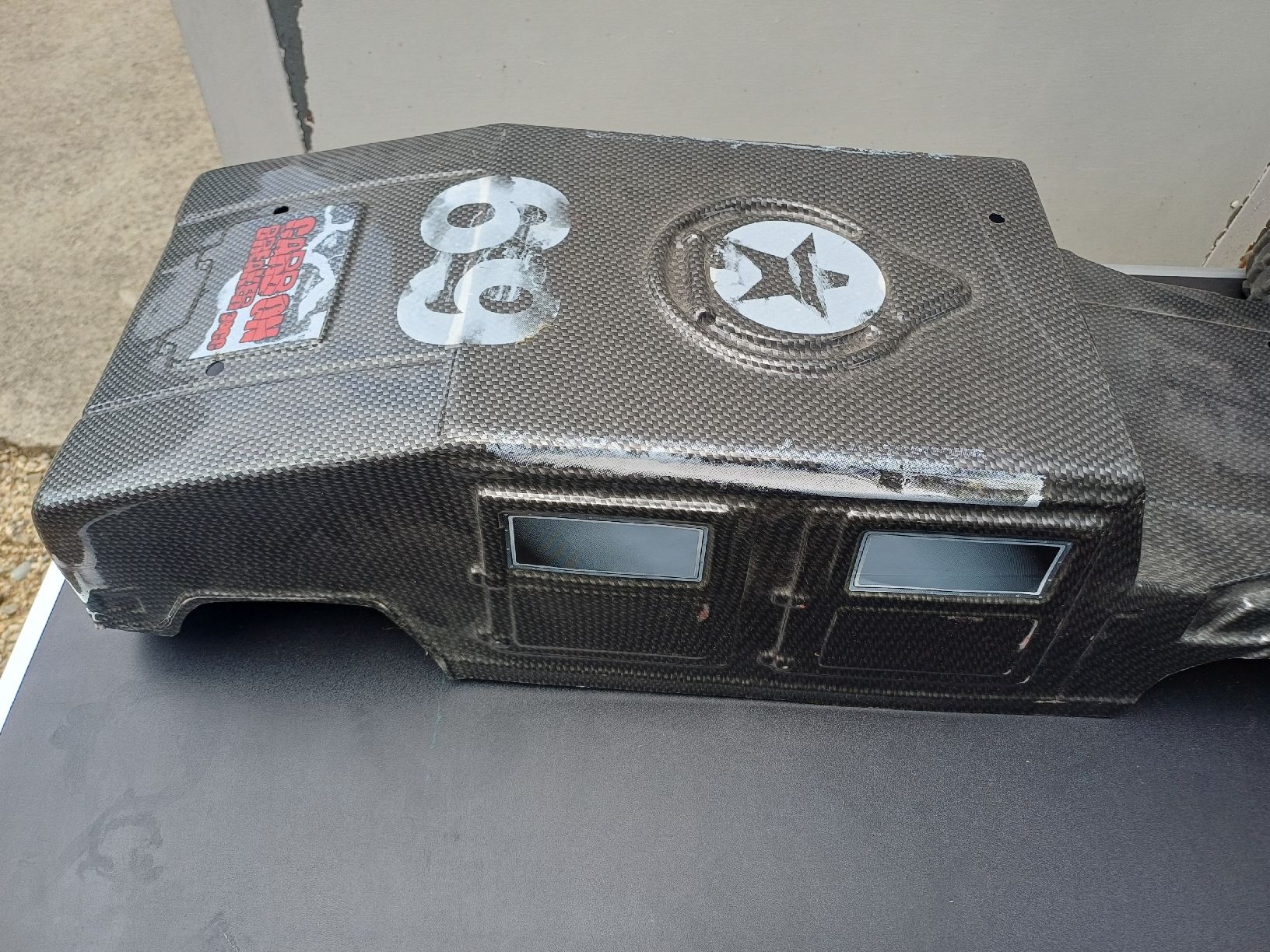 RC Modellbau: RC Car Haube und 4 Räder – Defekt aus Wangenried von Recycler94 1
